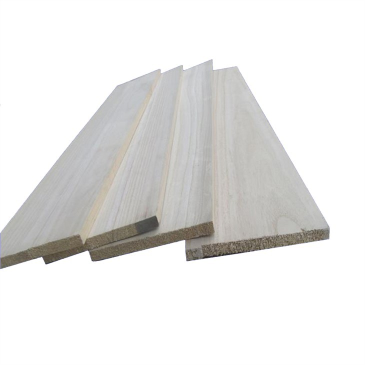 Masif Ahşap Tahta Kenarı Yapıştırılmış Panel Paulownia
